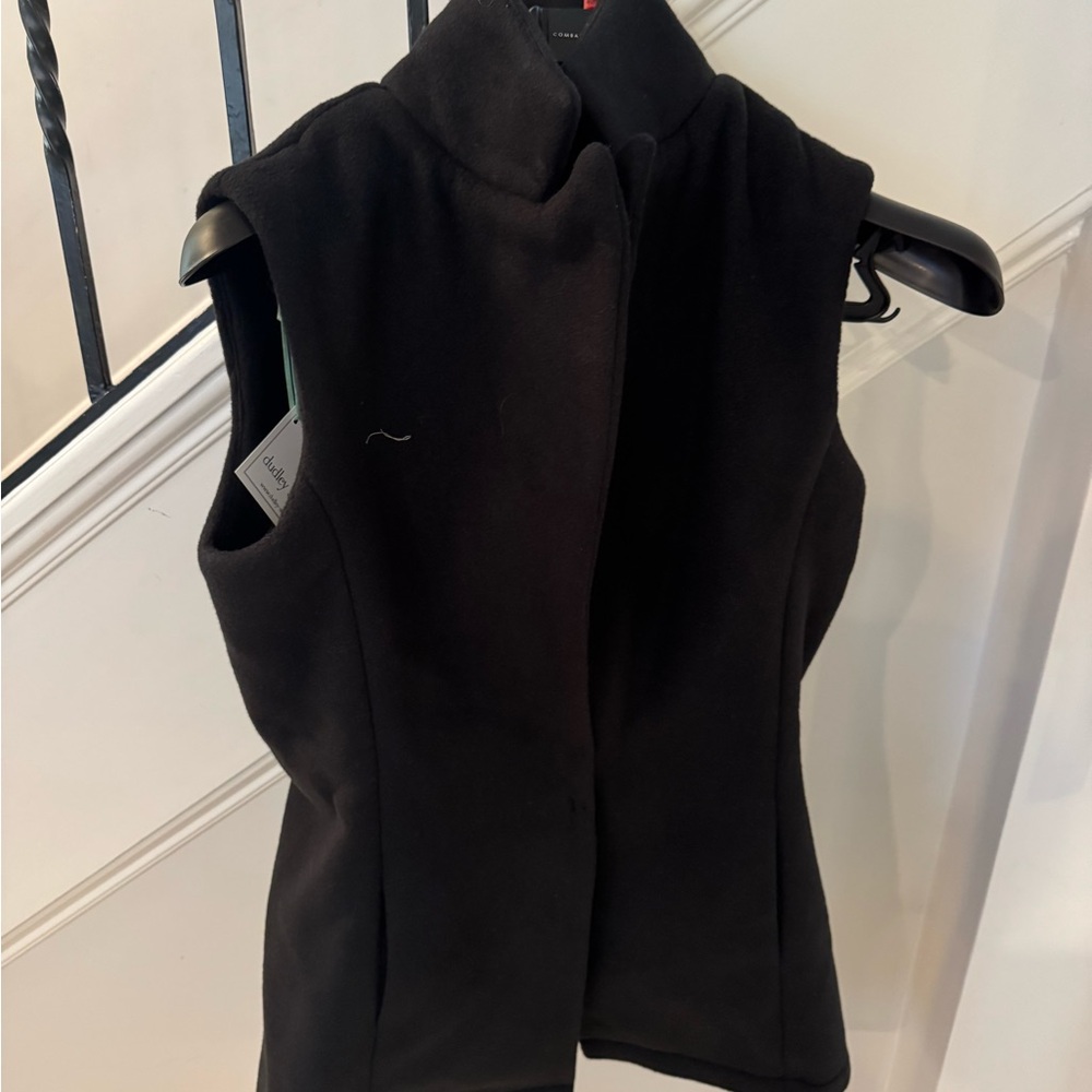 Dudley Stephens Black Fleece Vest